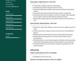 Sample Resume for Data Analyst Higher Education Data Analyst Resume Examples & Writing Tips 2022 (free Guide)
