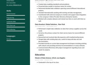 Sample Resume for Data Analyst Higher Education Data Analyst Resume Examples & Writing Tips 2022 (free Guide)