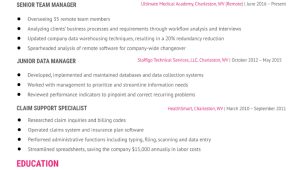 Sample Resume for Data Encoder Position Data Entry Resume Examples In 2022 – Resumebuilder.com