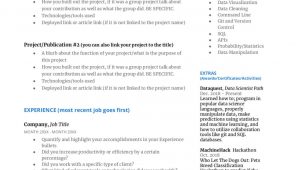 Sample Resume for Data Scientist Fresher How to Write A Great Data Science Resume â Dataquest