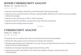 Sample Resume for Data Security Analyst Position Cyber Security Analyst Resume Example with Content Sample Craftmycv