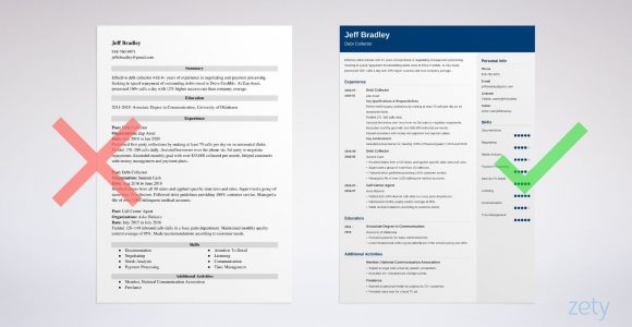 Sample Resume for Debt Collection Agent Collector Resume: Samples for Bill and Debt Collectors