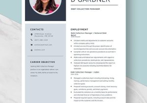 Sample Resume for Debt Collection Agent Debt Collection Manager Resume Template – Word, Apple Pages …