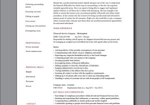 Sample Resume for Debt Collection Agent Debt Collector Resume Example Project Manager Resume, Manager …