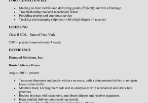 Sample Resume for Delivery Truck Driver How to Write A Delivery Driver Resume (with Examples) -the Jobnetwork