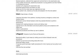 Sample Resume for Dental assistant with No Experience Dental assistant Resume Samples All Experience Levels Resume …