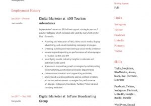 Sample Resume for Digital Marketing Specialist 19 Digital Marketer Resume Examples & Guide 2020 Pdf