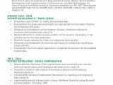 Sample Resume for Dot Net Developer Experience 10 Years Dotnet Developer Resume Samples