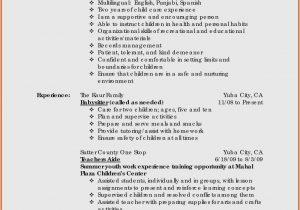 Sample Resume for Early Childhood Educator Job Free Download 58 Early Childhood Education Resume Examples