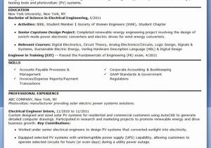 Sample Resume for Electrical Engineer Fresh Graduate Fresh Graduate Electrical Engineering Resume Best Resume