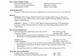 Sample Resume for Electrical Engineering Student Electrical Engineering Student Resume