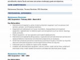 Sample Resume for Electrician In Maintenance Maintenance Electrician Resume Samples