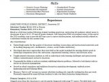 Sample Resume for Elementary Teachers without Experience Sample Resume for Teachers without Experience Free