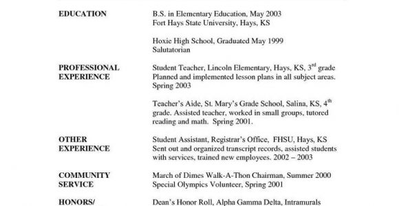 Sample Resume for English Teachers without Experience Sample Resume for Fresh Graduate without Work Experience