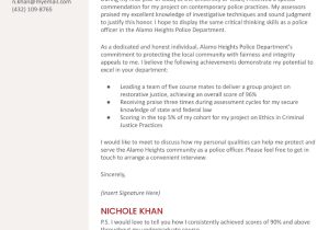 Sample Resume for Entry Level Police Officer Police Officer Cover Letter Examples In 2022 – Resumebuilder.com