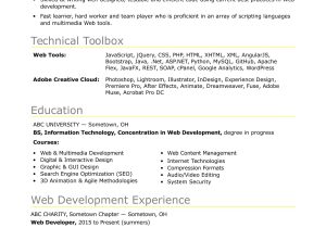 Sample Resume for Entry Level Web Development if Your Web Sites Sizzle but Your Resume Fizzles, Check Out This …