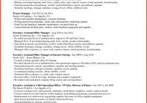 Sample Resume for Executive assistant Office Manager New Sample Resume Executive assistant Fice Manager New