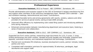 Sample Resume for Executive assistant to Director Executive assistant Resume Monster.com