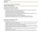 Sample Resume for Executive assistant to President Executive assistant to Ceo Resume Samples