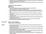 Sample Resume for Executive assistant to Senior Executive Executive assistant Resume Samples