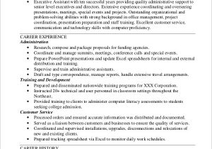 Sample Resume for Executive assistant to Senior Executive Free 8 Sample Executive assistant Resume Templates In Ms