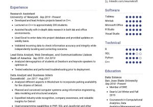 Sample Resume for Experience Research Scientist Data Scientist Resume Example 2022 Writing Tips – Resumekraft