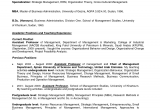 Sample Resume for Experienced assistant Professor In Engineering College Professor Resume Template