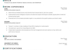 Sample Resume for Experienced Business Intelligence Developer Business Intelligence Analyst Resume Sample and Template 365 …