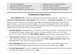 Sample Resume for Experienced Call Center Agent Call Center Resume Sample Monster.com