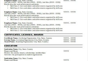 Sample Resume for Experienced Candidates Free Download 70 Resume formats Pdf Doc