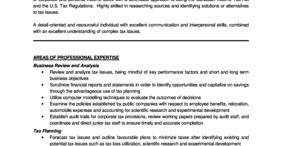 Sample Resume for Experienced Chartered Accountant Experienced Chartered Accountant Resume How to Draft An