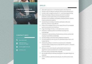 Sample Resume for Experienced Embedded Hardware Engineer Embedded System Engineer Resume Template – Word, Apple Pages …