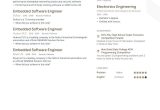 Sample Resume for Experienced Embedded software Engineer Embedded software Engineer Resume Example and Guide for 2019 …