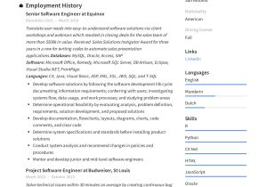 Sample Resume for Experienced Embedded software Engineer software Engineer Resume Writing Guide   12 Samples Pdf 2020