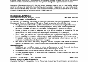 Sample Resume for Experienced Hr Manager Hr Manager Resume How to Draft A Hr Manager Resume