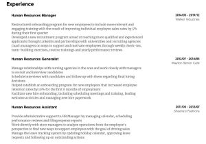 Sample Resume for Experienced Hr Manager Thumbnail Image Of Hr Manager Resume From Resume