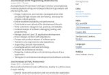 Sample Resume for Experienced Java J2ee Developer Java Developer Resume & Writing Guide  20 Templates