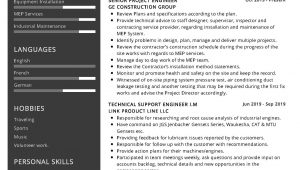 Sample Resume for Experienced Mechanical Engineer Free Download Mechanical Engineer Resume Sample & Writing Tips 2020