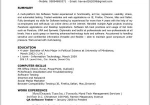 Sample Resume for Experienced Mobile Application Testing Mobile Testing Resume Samples