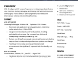 Sample Resume for Experienced Net Developer Web Developer Resume Sample & Writing Tips