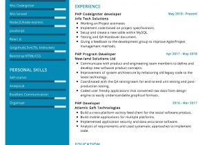 Sample Resume for Experienced PHP Developer Free Download PHP Developer Resume Sample & Writing Tips 2020 Resumekraft