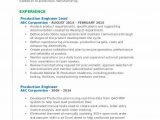 Sample Resume for Experienced Production Engineer Pdf Production Engineer Resume Samples
