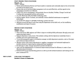 Sample Resume for Experienced Production Engineer Pdf Production Engineer Resume Samples
