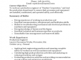 Sample Resume for Experienced Production Engineer Pdf Production Engineering Resume