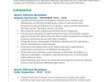 Sample Resume for Experienced Qlikview Developer Senior Qlikview Developer Resume Samples
