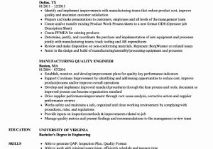 Sample Resume for Experienced Quality assurance Engineer √ 20 Quality assurance Engineer Resume