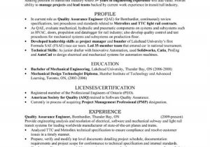 Sample Resume for Experienced Quality assurance Engineer Quality assurance Engineer Resume Sample & Template