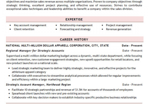 Sample Resume for Experienced Sales and Marketing Professional Professional Sales Resume Example Clothing Apparel Store