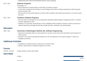 Sample Resume for Experienced software Engineer Doc Sample E Page Resume for Experienced software Engineer