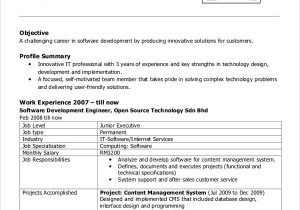Sample Resume for Experienced software Engineer Free 13 Sample software Engineer Resume Templates In Ms